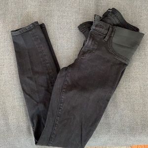 J Brand maternity skinny black jeans